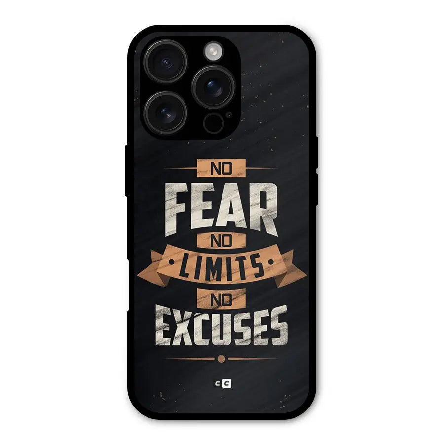 No Excuse Shockproof Hybrid Protection (Metal + TPU) Back Case Cover CoversCart