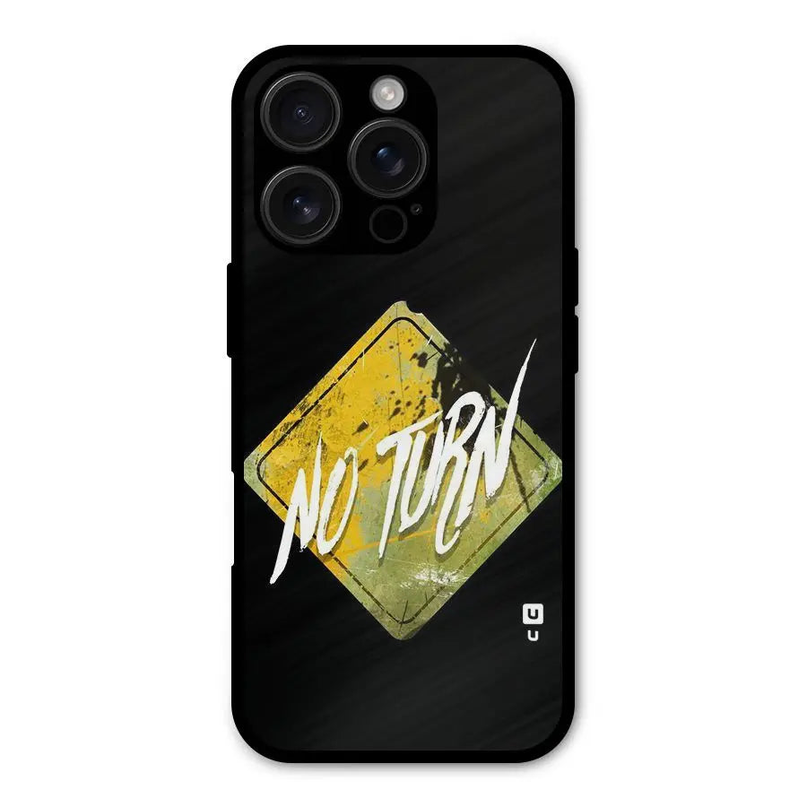 No Turn Shockproof Hybrid Protection (Metal + TPU) Back Case Cover CoversCart