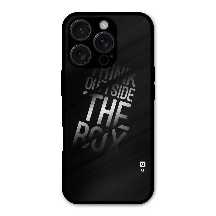 Outside The Box Thinking Shockproof Hybrid Protection (Metal + TPU) Back Case Cover CoversCart