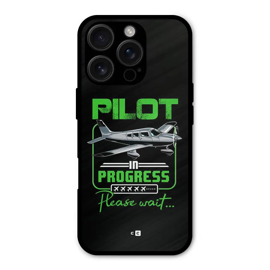 Pilot in Progress Shockproof Hybrid Protection (Metal + TPU) Back Case Cover CoversCart