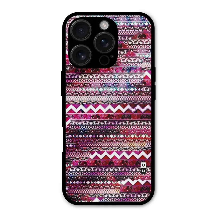 Pink Indie Pattern Shockproof Hybrid Protection (Metal + TPU) Back Case Cover CoversCart