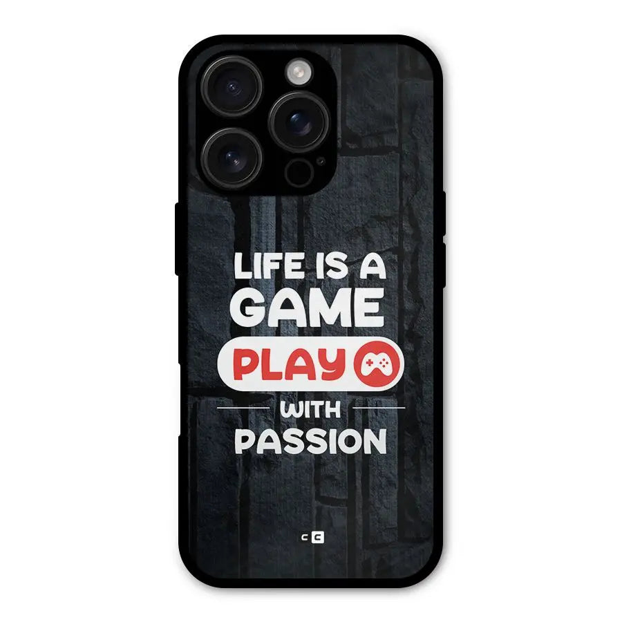 Play With Passion Shockproof Hybrid Protection (Metal + TPU) Back Case Cover CoversCart