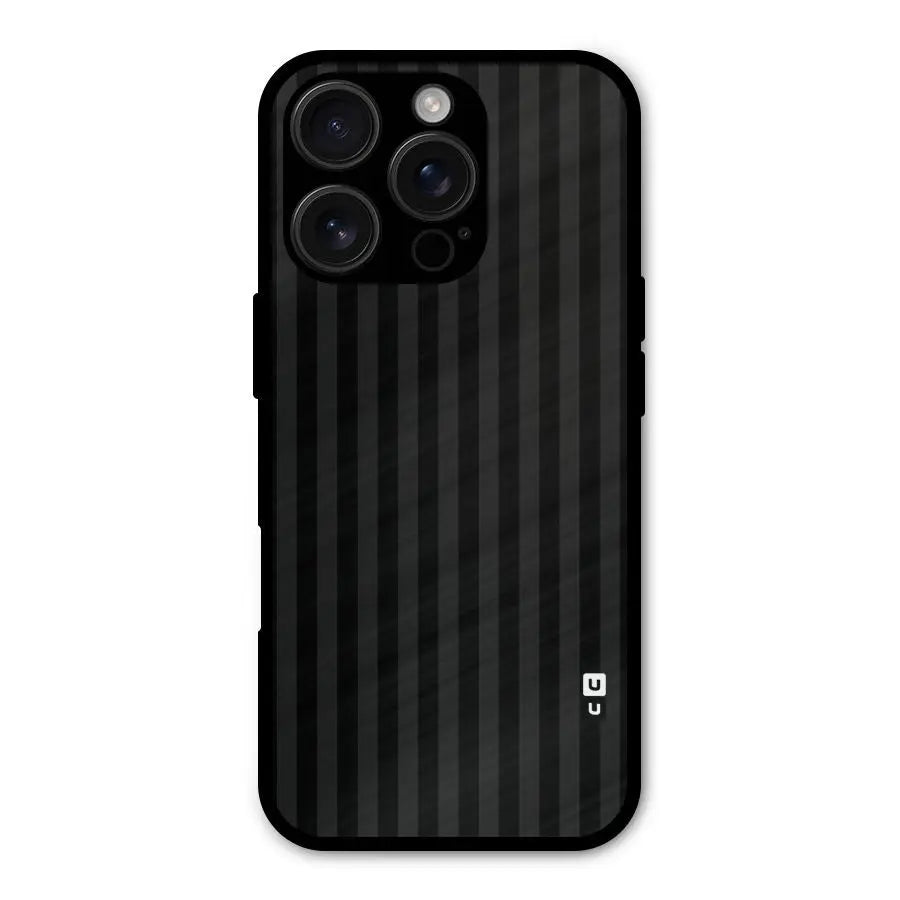 Pleasing Dark Stripes Shockproof Hybrid Protection (Metal + TPU) Back Case Cover CoversCart
