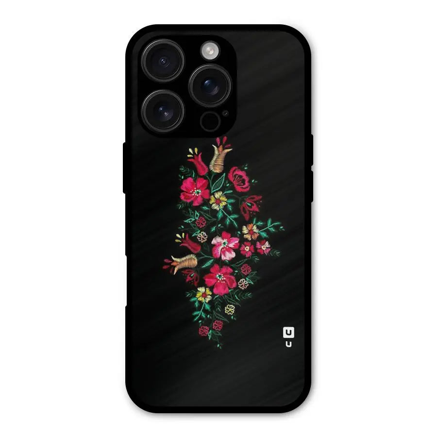 Pretty Allure Flower Shockproof Hybrid Protection (Metal + TPU) Back Case Cover CoversCart