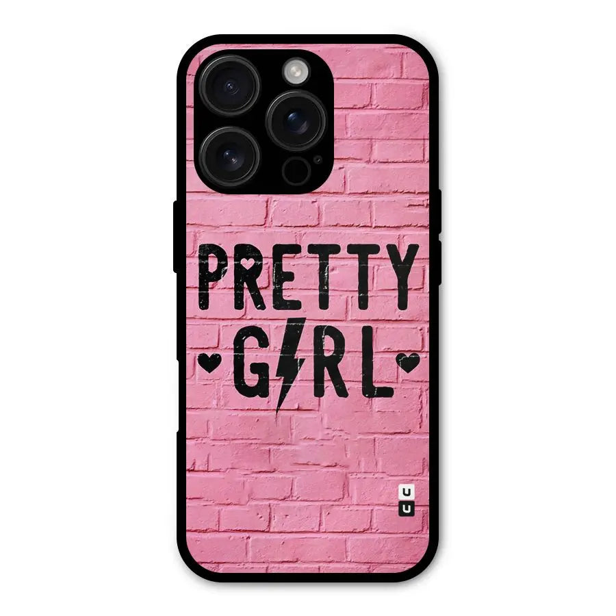 Pretty Girl Wall Shockproof Hybrid Protection (Metal + TPU) Back Case Cover CoversCart