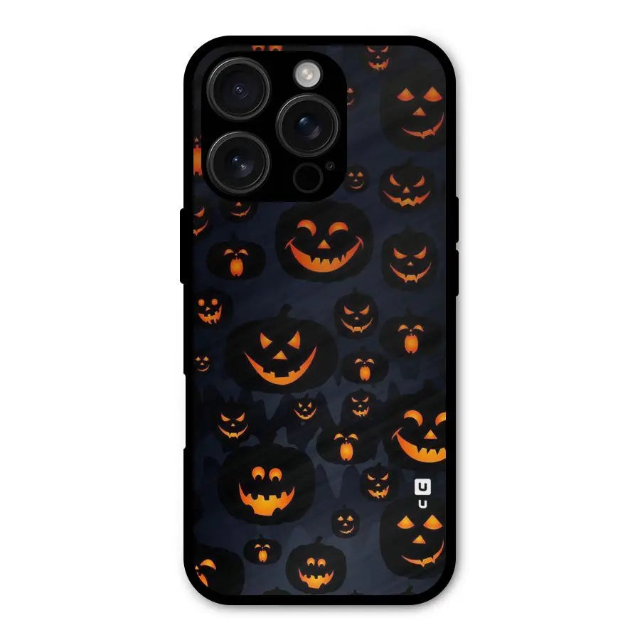 Pumpkin Smile Pattern Shockproof Hybrid Protection (Metal + TPU) Back Case Cover CoversCart