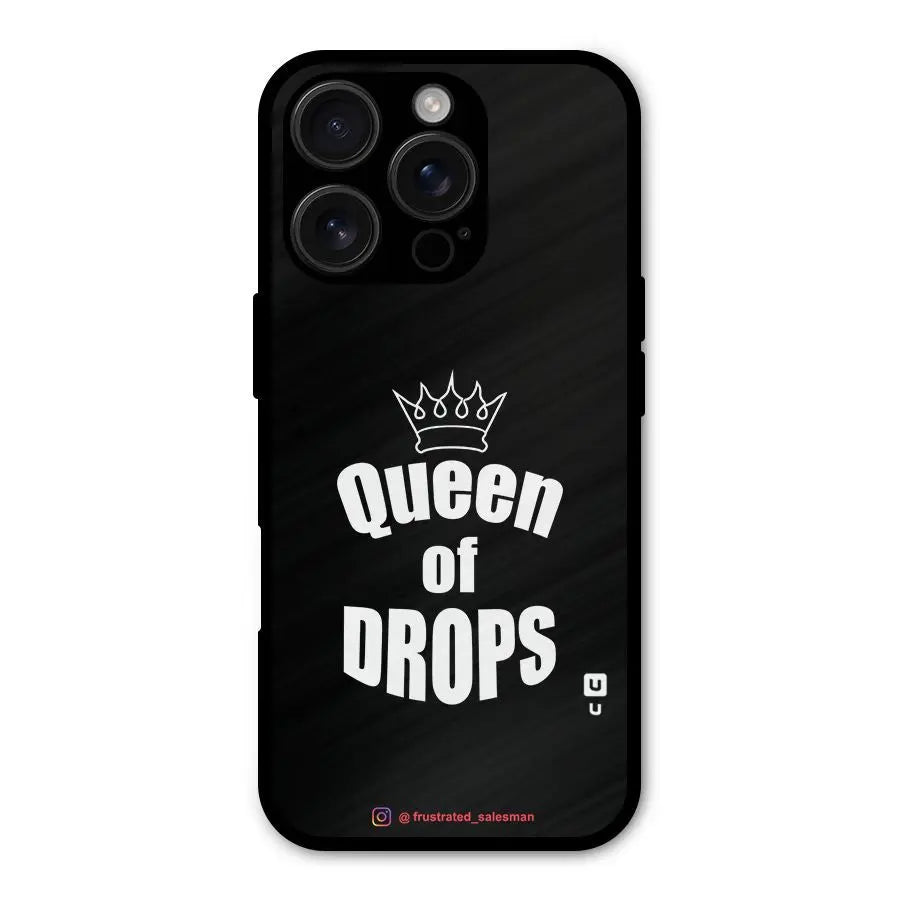 Queen of Drops Black Shockproof Hybrid Protection (Metal + TPU) Back Case Cover CoversCart