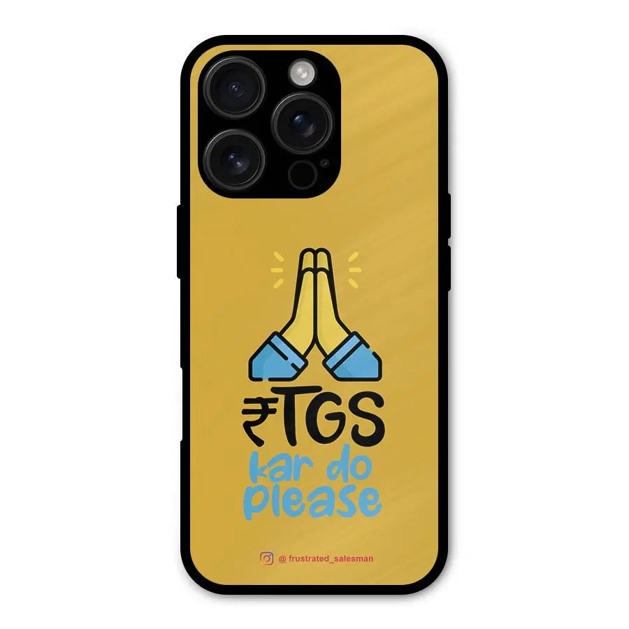 RTGS Kar Do Please Mustard Yellow Shockproof Hybrid Protection (Metal + TPU) Back Case Cover CoversCart