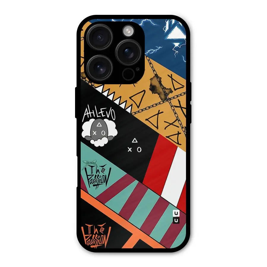 Random Abstracts Art Slant Stripes Shockproof Hybrid Protection (Metal + TPU) Back Case Cover CoversCart