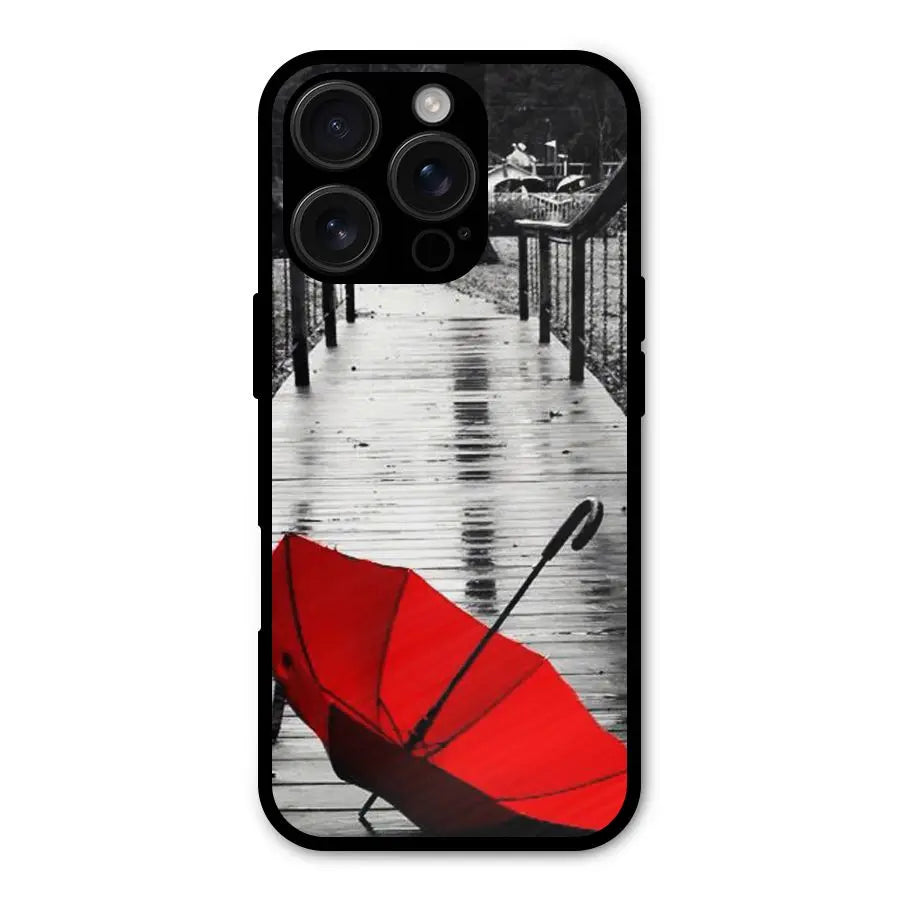 Red Umbrella Shockproof Hybrid Protection (Metal + TPU) Back Case Cover CoversCart