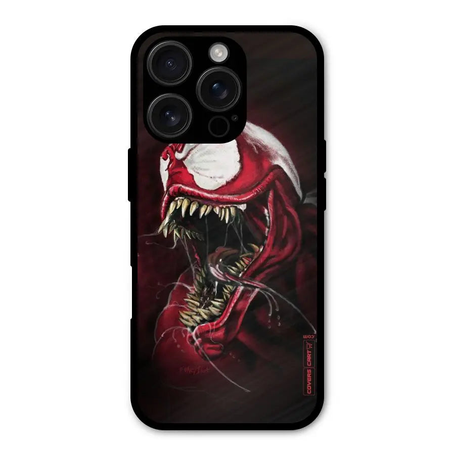 Red Venom Artwork Shockproof Hybrid Protection (Metal + TPU) Back Case Cover CoversCart