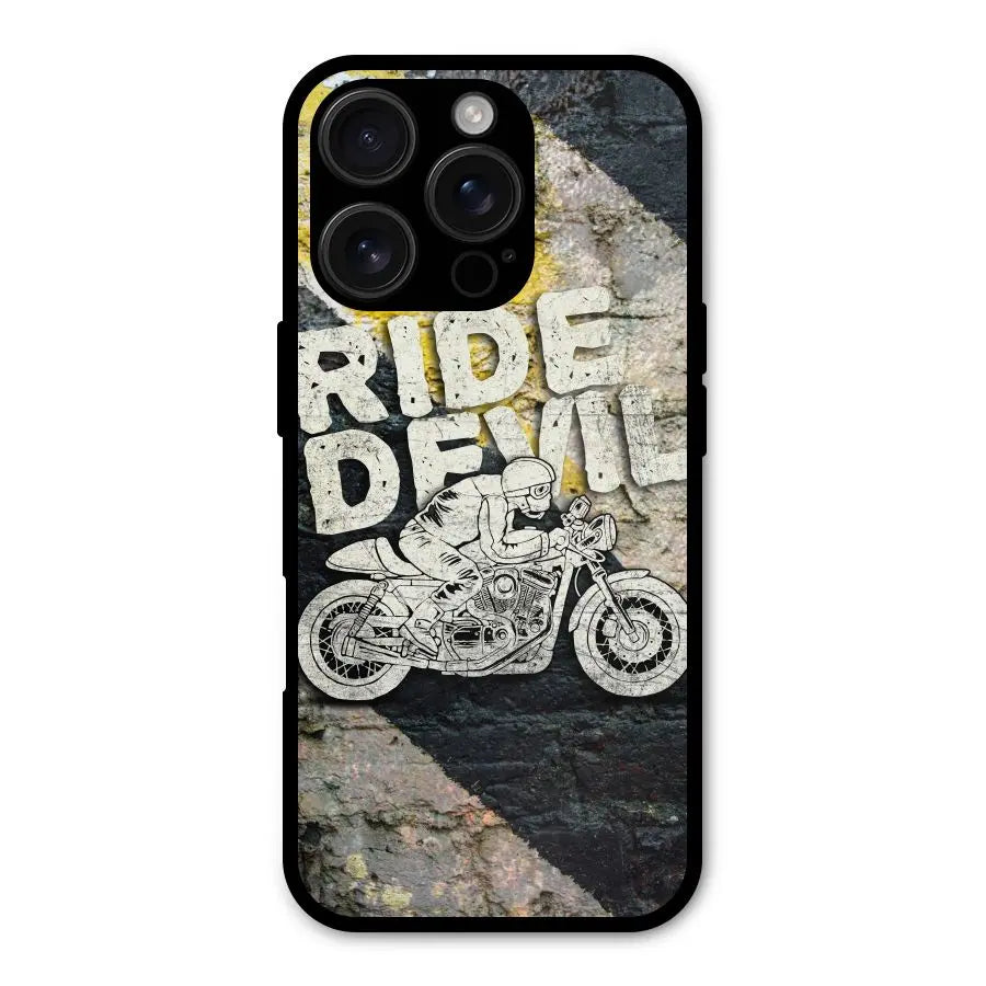 Ride Devil Shockproof Hybrid Protection (Metal + TPU) Back Case Cover CoversCart