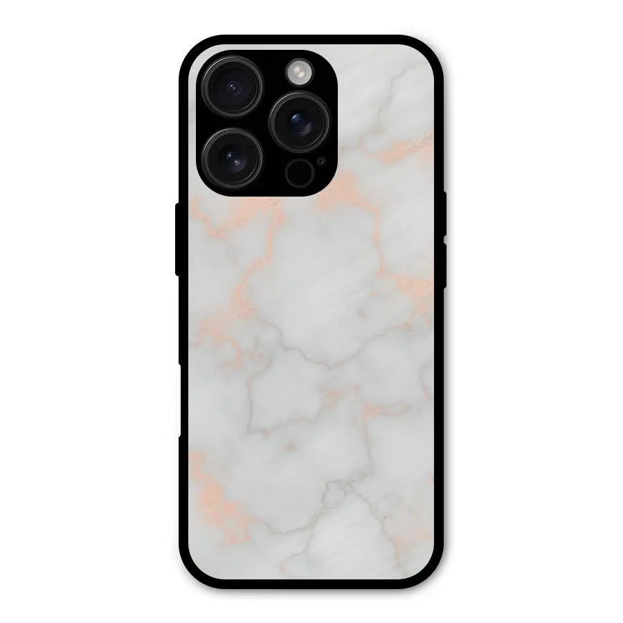 RoseGold Marble Shockproof Hybrid Protection (Metal + TPU) Back Case Cover CoversCart