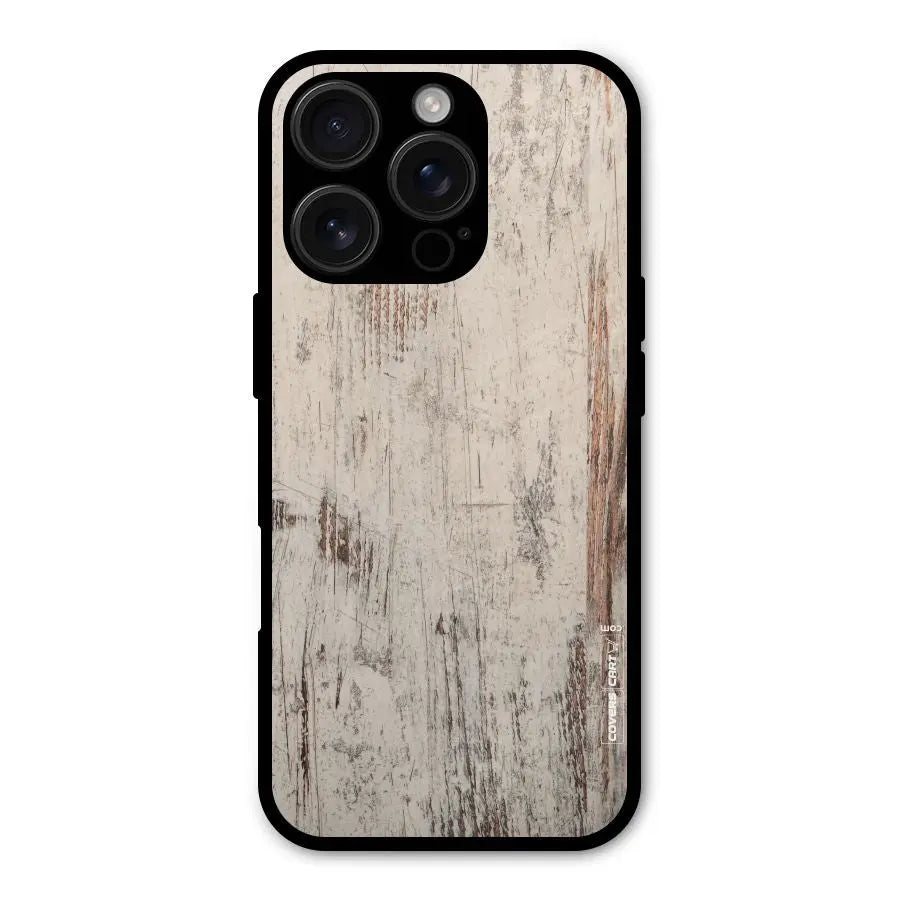 Rugged Wooden Texture Shockproof Hybrid Protection (Metal + TPU) Back Case Cover CoversCart