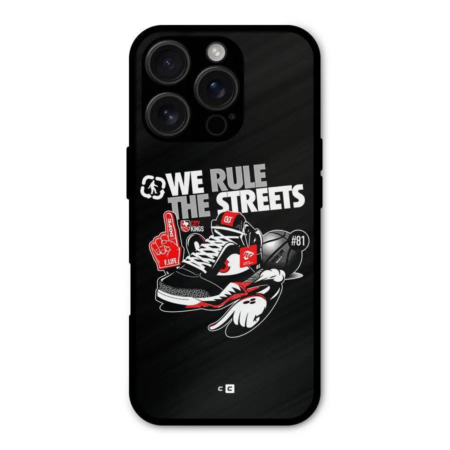 Rule The Streets Shockproof Hybrid Protection (Metal + TPU) Back Case Cover CoversCart