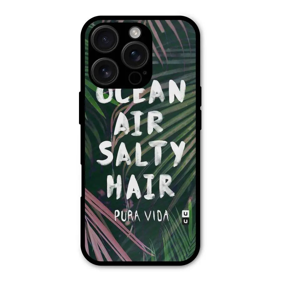 Salty Hair Shockproof Hybrid Protection (Metal + TPU) Back Case Cover CoversCart