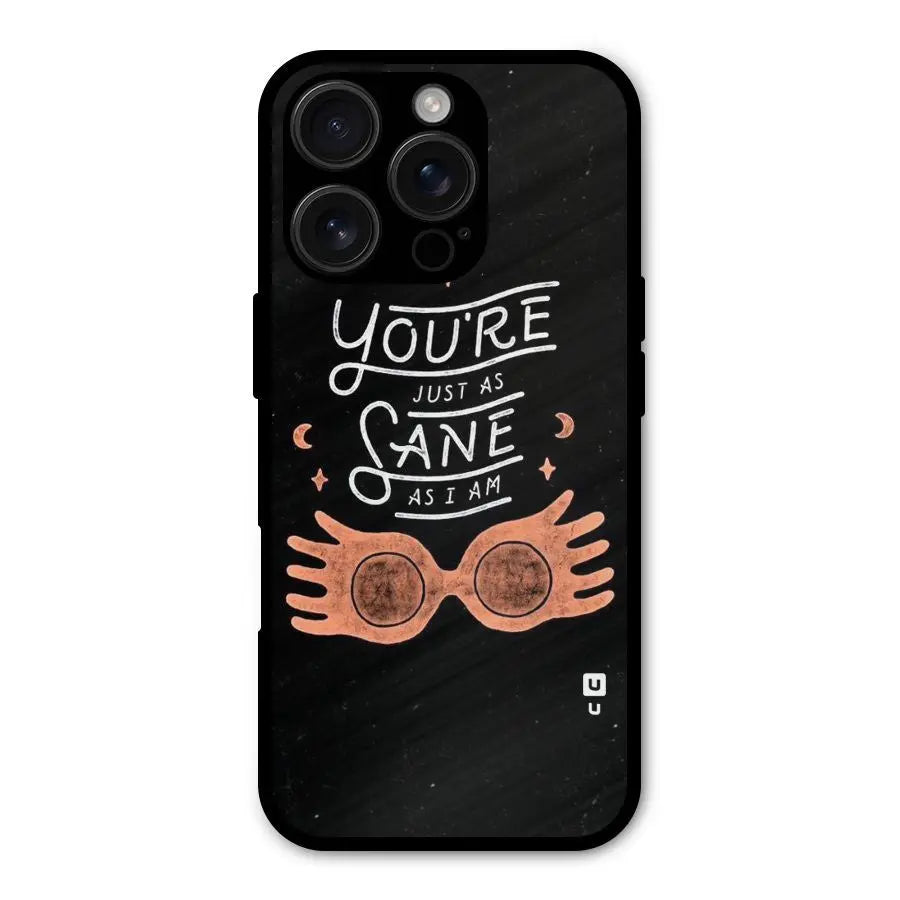 Sane As I Shockproof Hybrid Protection (Metal + TPU) Back Case Cover CoversCart