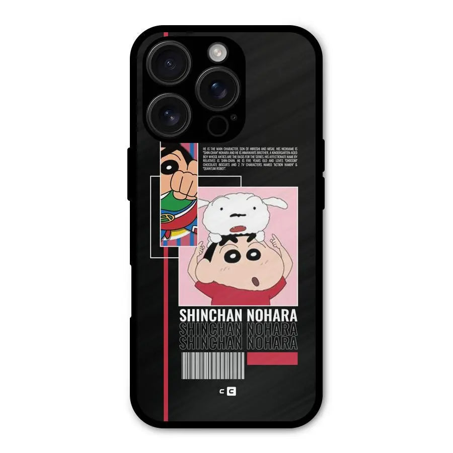 Shinchan Nohara Shockproof Hybrid Protection (Metal + TPU) Back Case Cover CoversCart