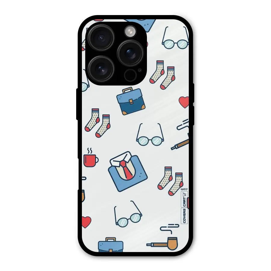 Shirt Spectacles Pattern Shockproof Hybrid Protection (Metal + TPU) Back Case Cover CoversCart