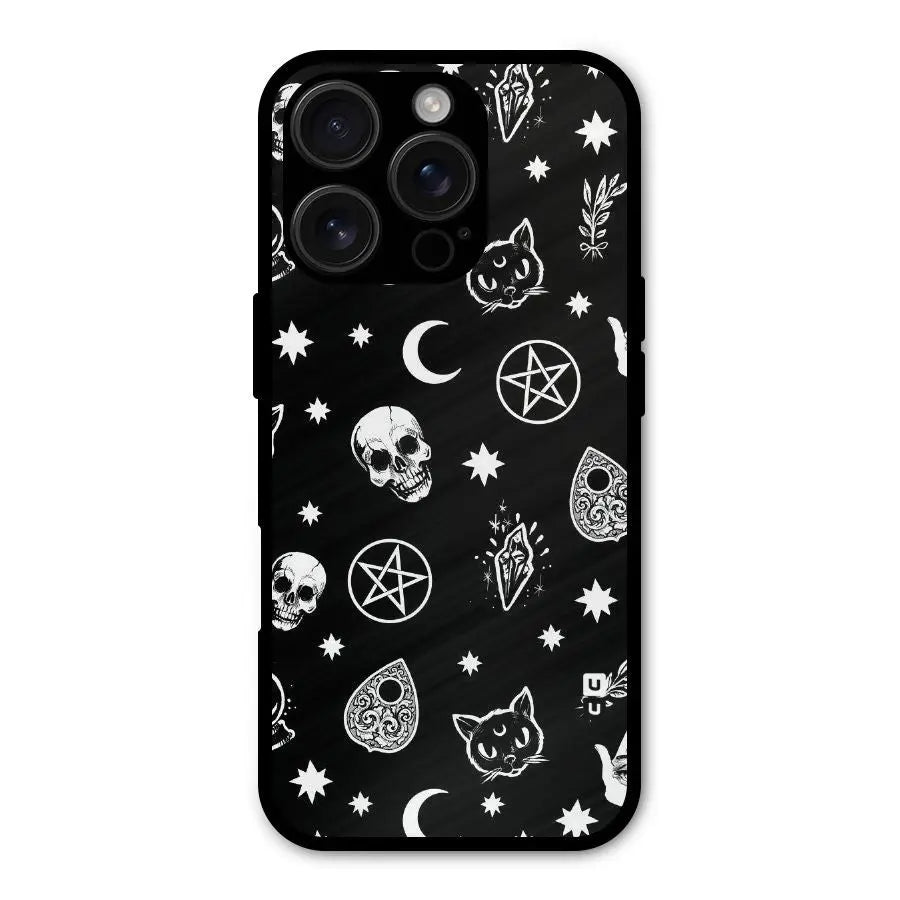 Skull Moon Design Shockproof Hybrid Protection (Metal + TPU) Back Case Cover CoversCart