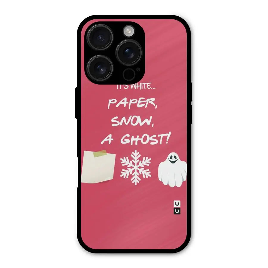 Snow Paper Shockproof Hybrid Protection (Metal + TPU) Back Case Cover CoversCart