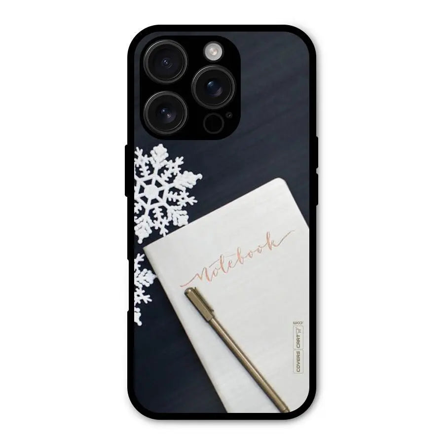 Snowflake Notebook Shockproof Hybrid Protection (Metal + TPU) Back Case Cover CoversCart