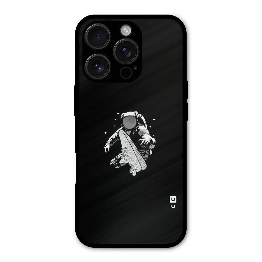 Space Shoe Shockproof Hybrid Protection (Metal + TPU) Back Case Cover CoversCart