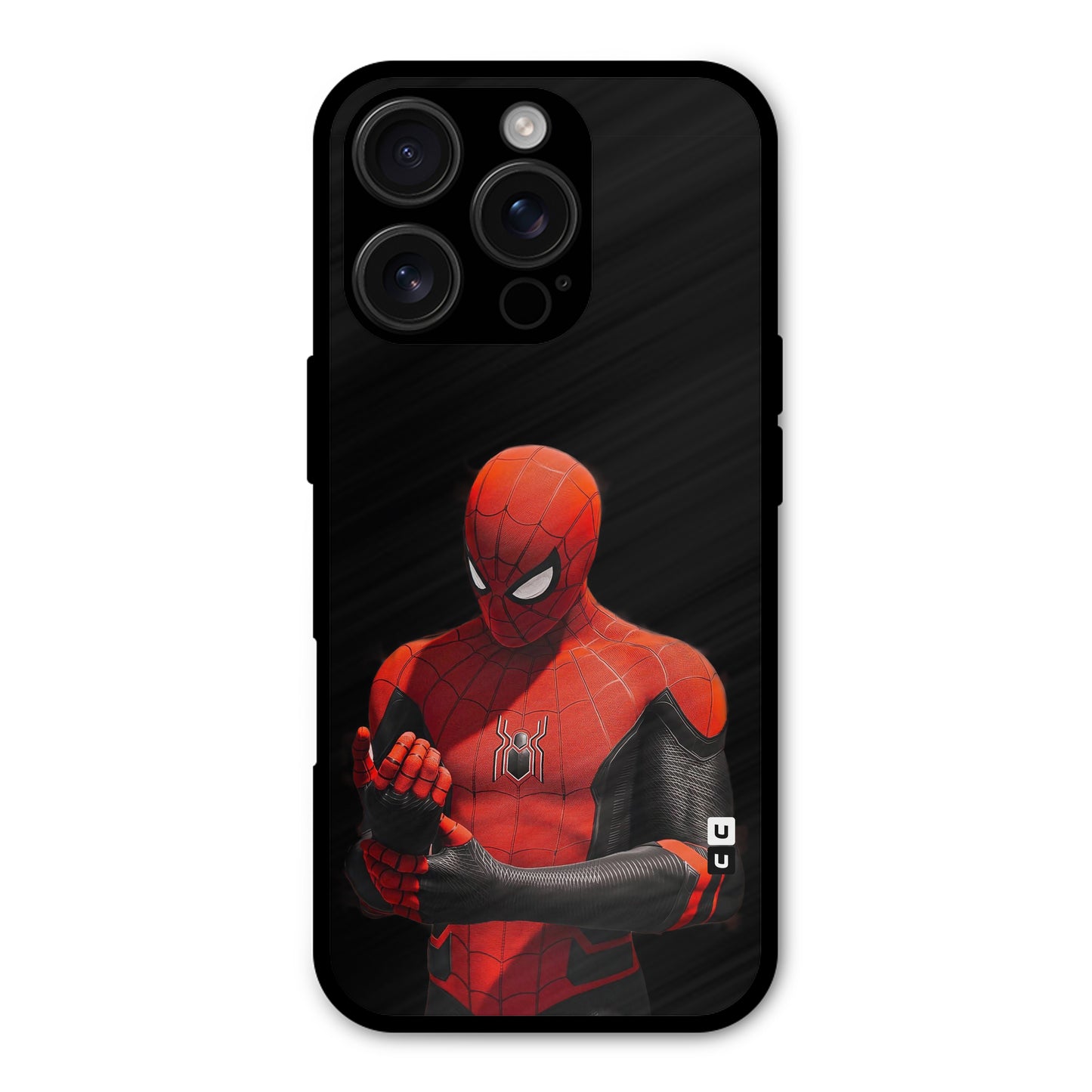 Spider Man Suit Up Shockproof Hybrid Protection (Metal + TPU) Back Case Cover