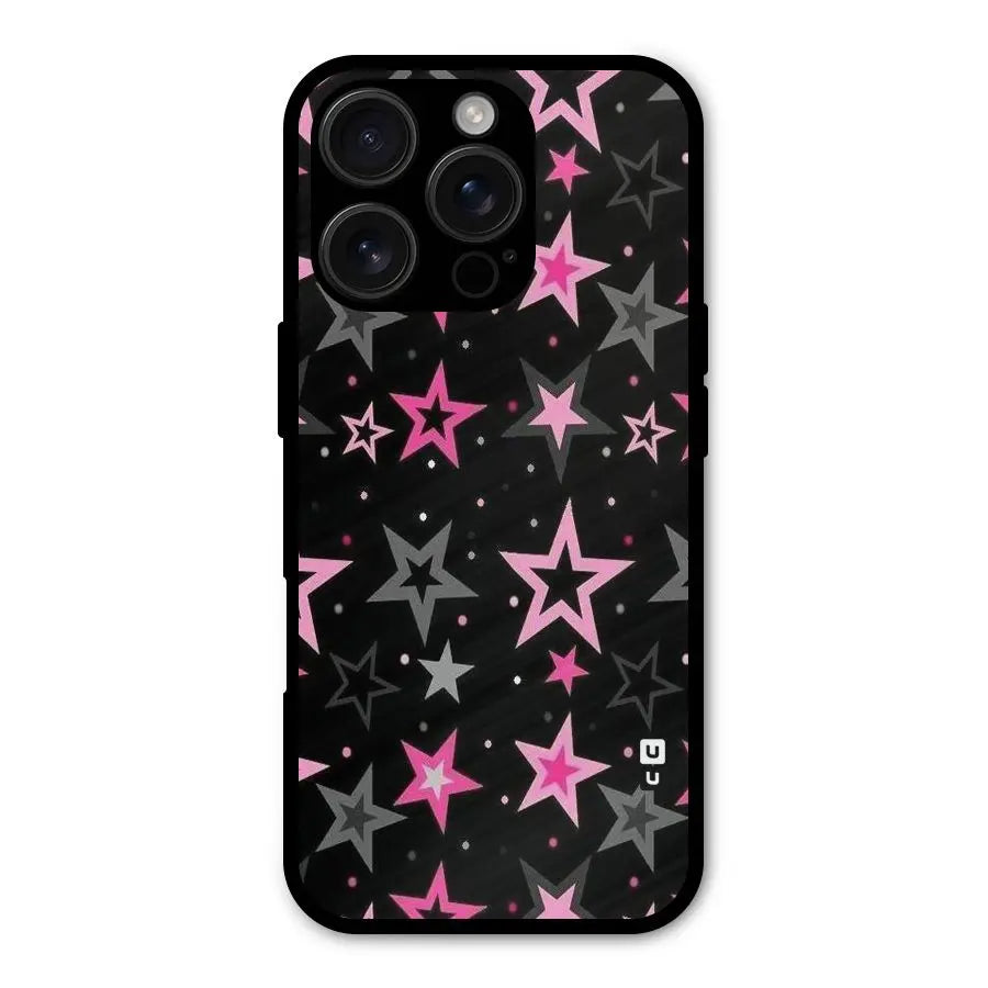 Star Outline Shockproof Hybrid Protection (Metal + TPU) Back Case Cover CoversCart