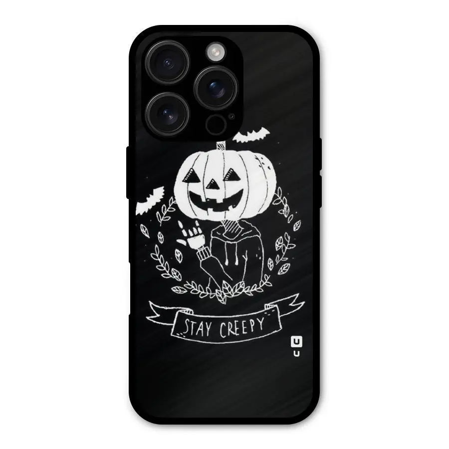 Stay Creepy Shockproof Hybrid Protection (Metal + TPU) Back Case Cover CoversCart