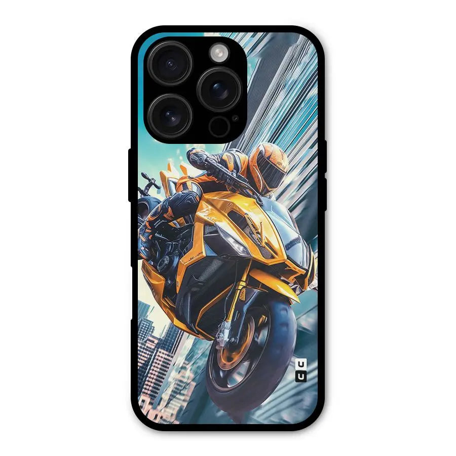 Super Bike Falling Shockproof Hybrid Protection (Metal + TPU) Back Case Cover CoversCart