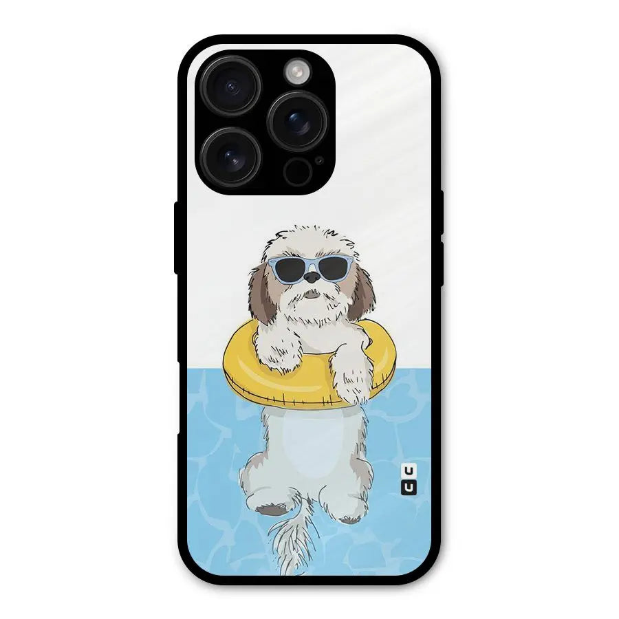 Swimming Doggo Shockproof Hybrid Protection (Metal + TPU) Back Case Cover CoversCart