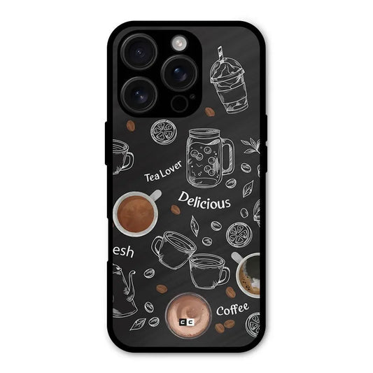 Tea And Coffee Mixture Shockproof Hybrid Protection (Metal + TPU) Back Case Cover CoversCart