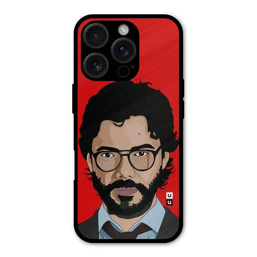 The Professor Illustration Art Shockproof Hybrid Protection (Metal + TPU) Back Case Cover CoversCart