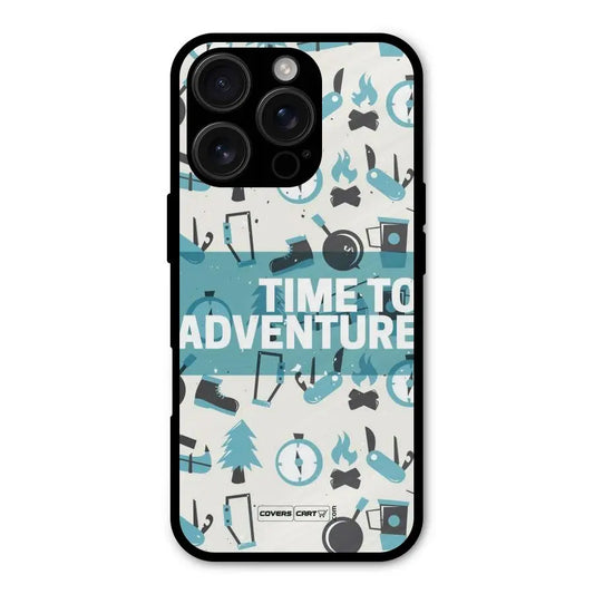 Time To Adventure Blazing Blue Shockproof Hybrid Protection (Metal + TPU) Back Case Cover CoversCart