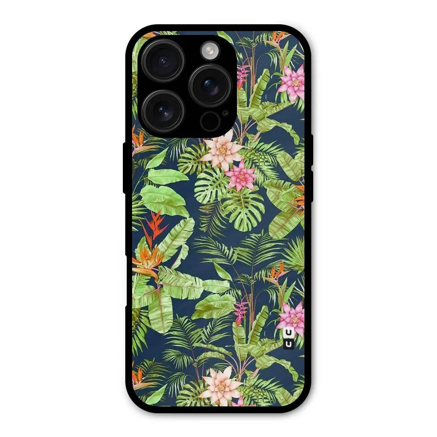 Tiny Flower Leaves Shockproof Hybrid Protection (Metal + TPU) Back Case Cover CoversCart