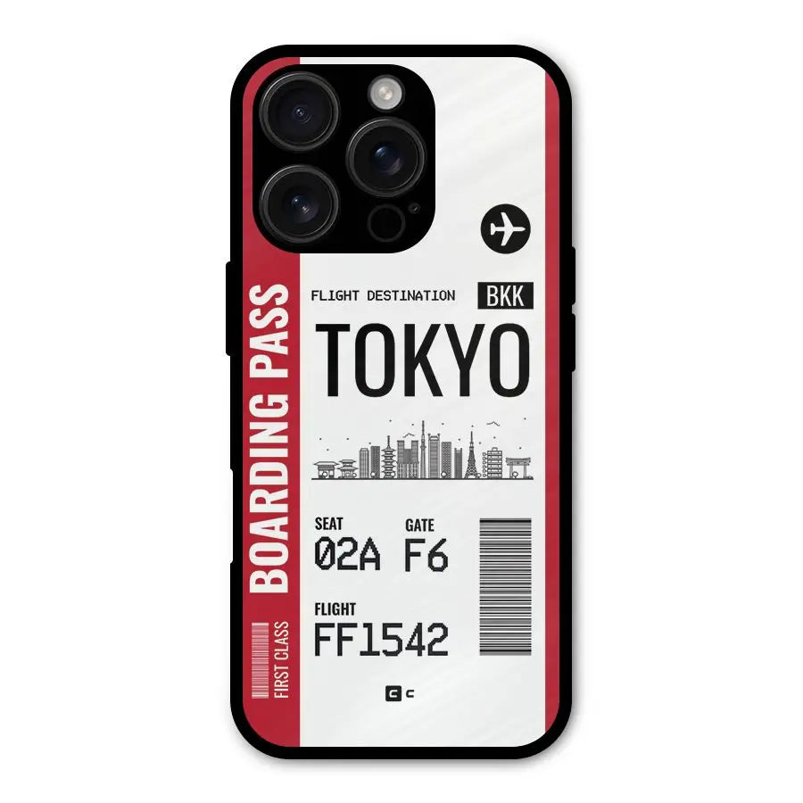 Tokyo Boarding Pass Shockproof Hybrid Protection (Metal + TPU) Back Case Cover CoversCart