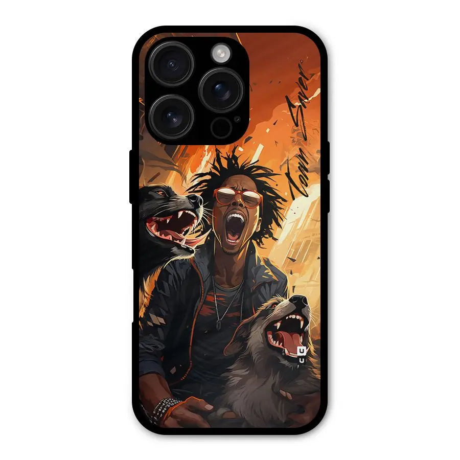 Town Saver Dogs Shockproof Hybrid Protection (Metal + TPU) Back Case Cover CoversCart