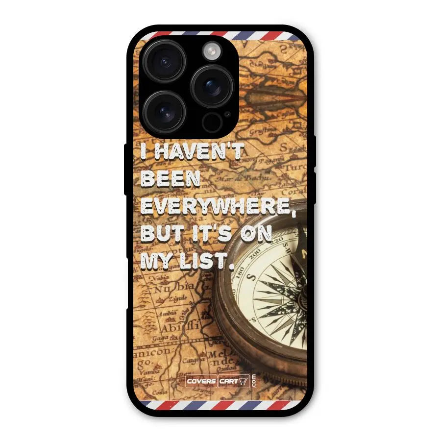 Travel Map Shockproof Hybrid Protection (Metal + TPU) Back Case Cover CoversCart