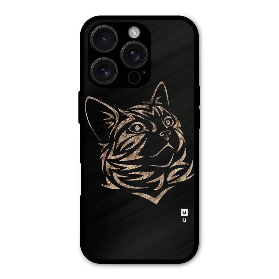 Tribal Cat Shockproof Hybrid Protection (Metal + TPU) Back Case Cover CoversCart