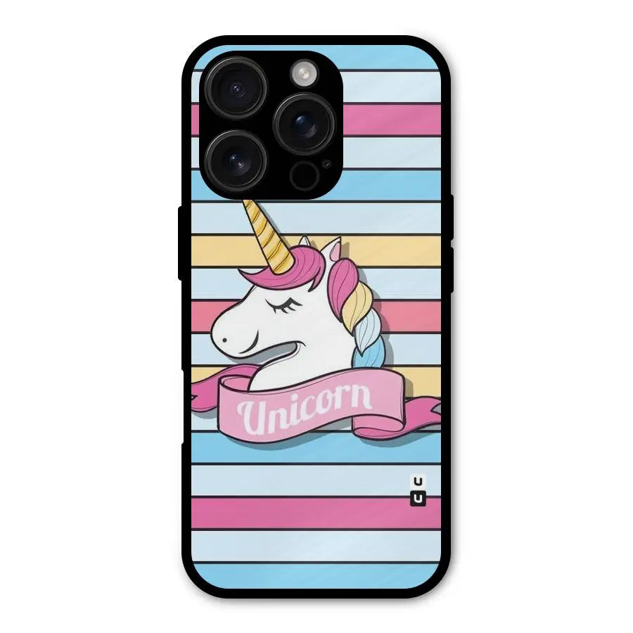 Unicorn Stripes Shockproof Hybrid Protection (Metal + TPU) Back Case Cover CoversCart