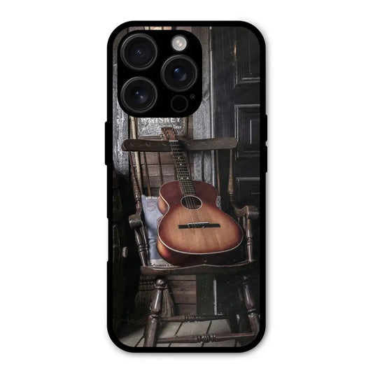 Vintage Chair Guitar Shockproof Hybrid Protection (Metal + TPU) Back Case Cover CoversCart