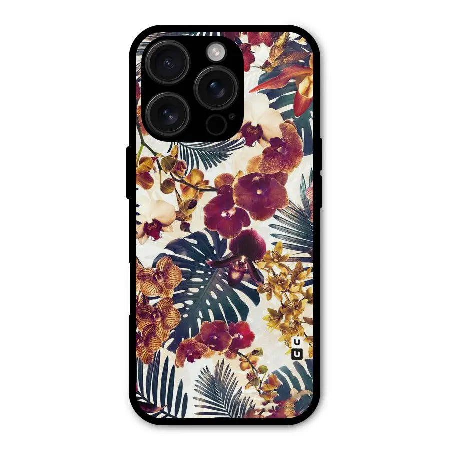 Vintage Rustic Flowers Shockproof Hybrid Protection (Metal + TPU) Back Case Cover CoversCart