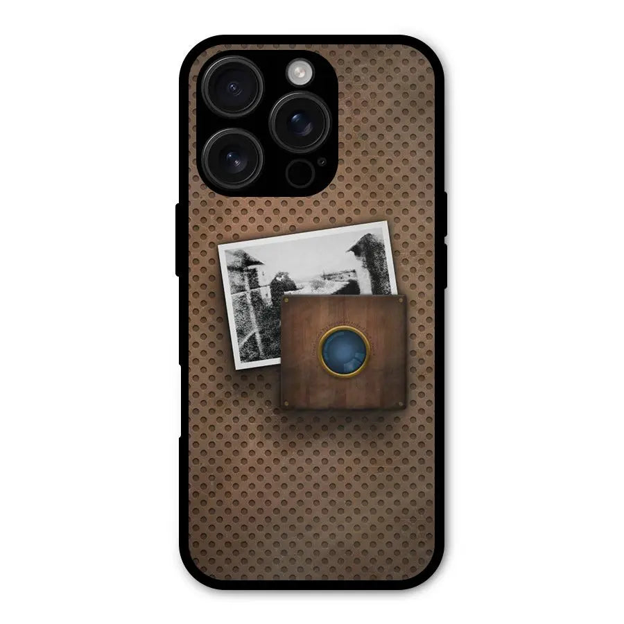 Vintage Wood Camera Shockproof Hybrid Protection (Metal + TPU) Back Case Cover CoversCart