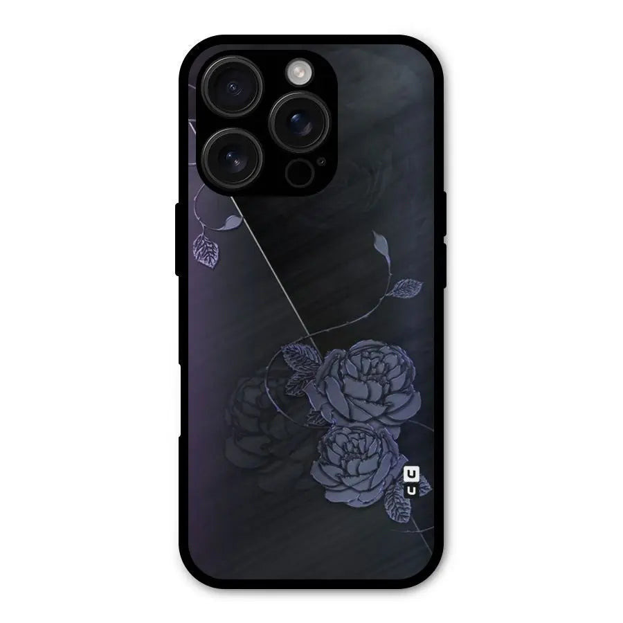 Voilet Floral Design Shockproof Hybrid Protection (Metal + TPU) Back Case Cover CoversCart