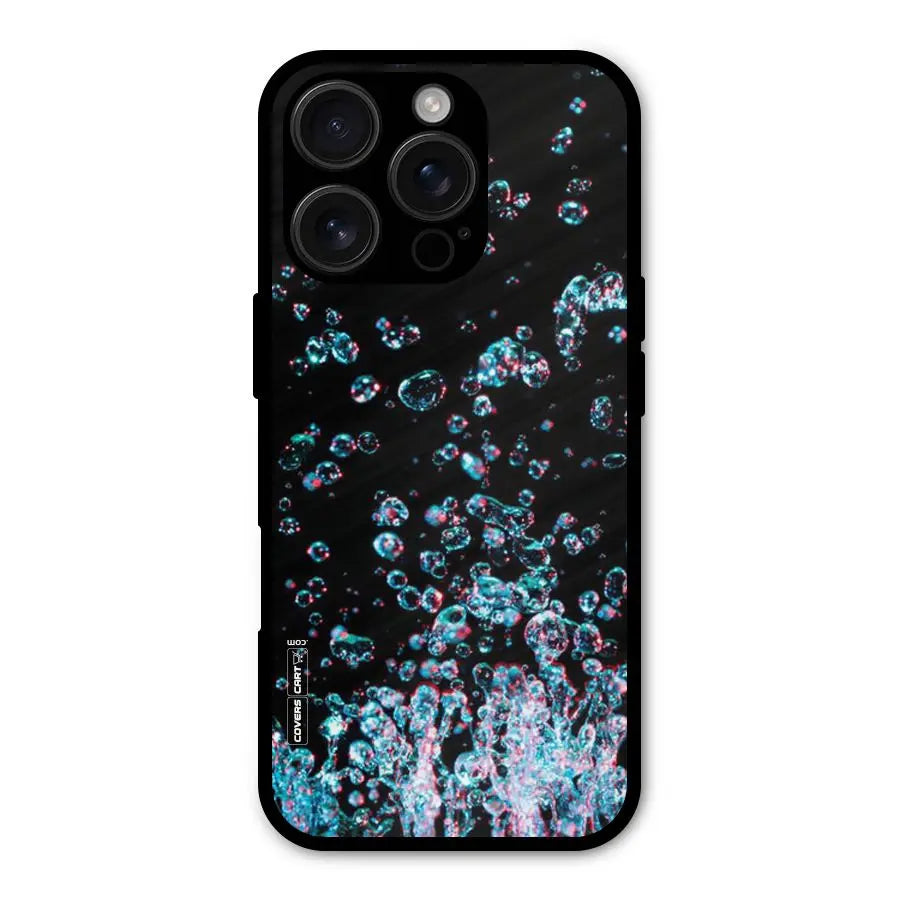 Water Droplets Shockproof Hybrid Protection (Metal + TPU) Back Case Cover CoversCart