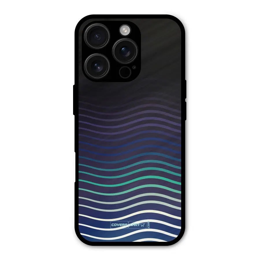 Wavy Stripes Shockproof Hybrid Protection (Metal + TPU) Back Case Cover CoversCart