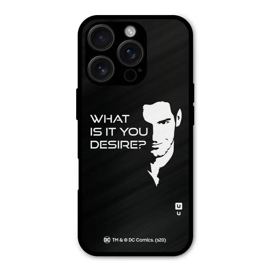 What Do You Desire Shockproof Hybrid Protection (Metal + TPU) Back Case Cover CoversCart