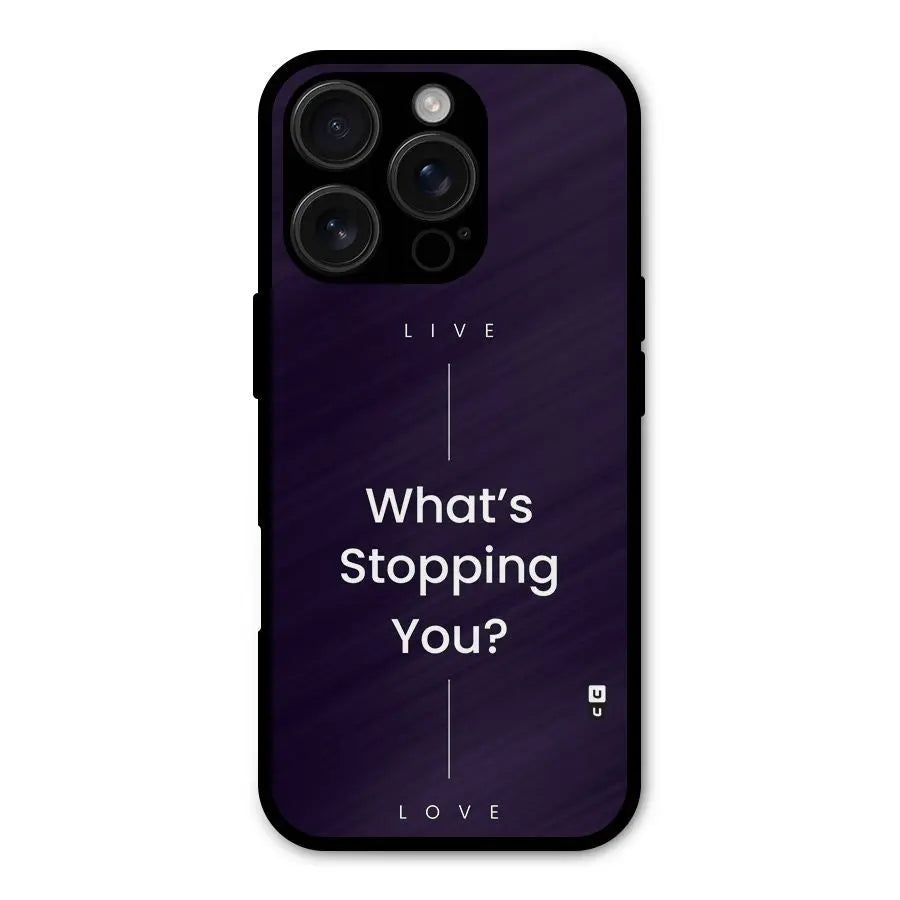 What Stopping You Shockproof Hybrid Protection (Metal + TPU) Back Case Cover CoversCart