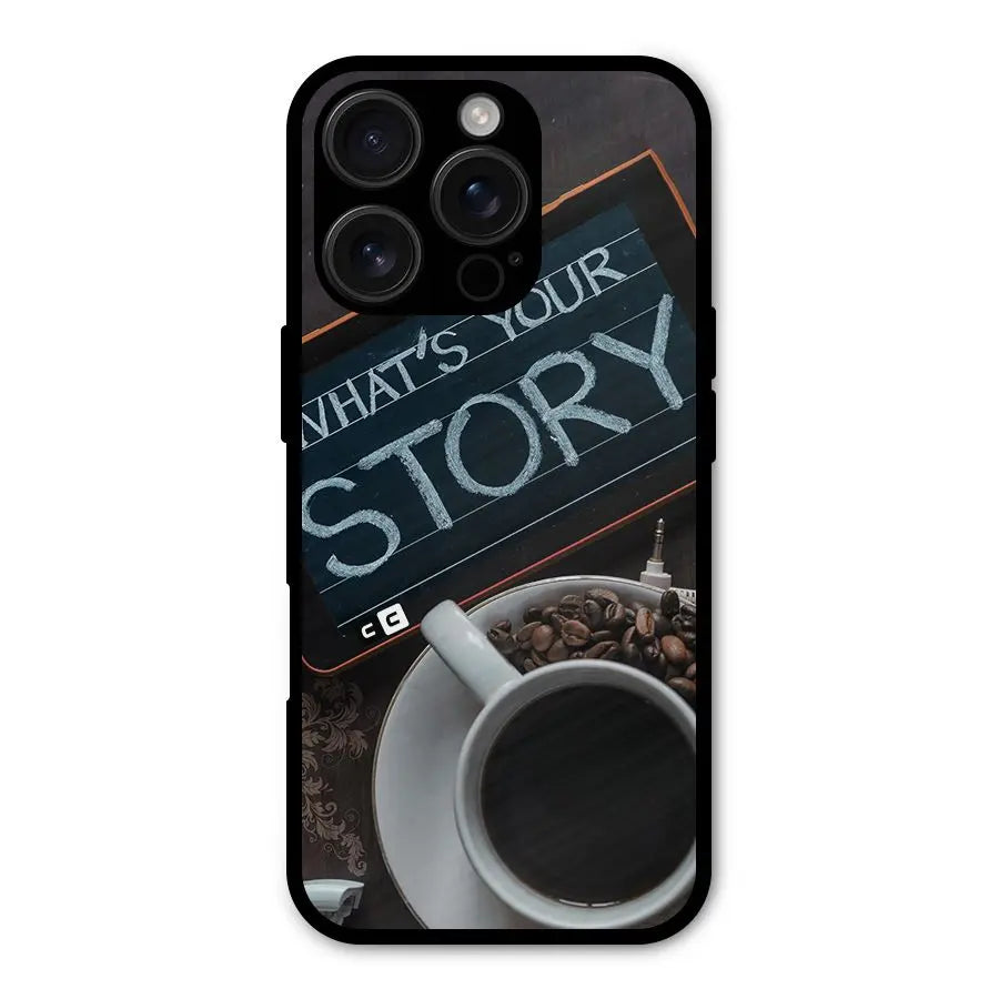 Whats Your Story Shockproof Hybrid Protection (Metal + TPU) Back Case Cover CoversCart